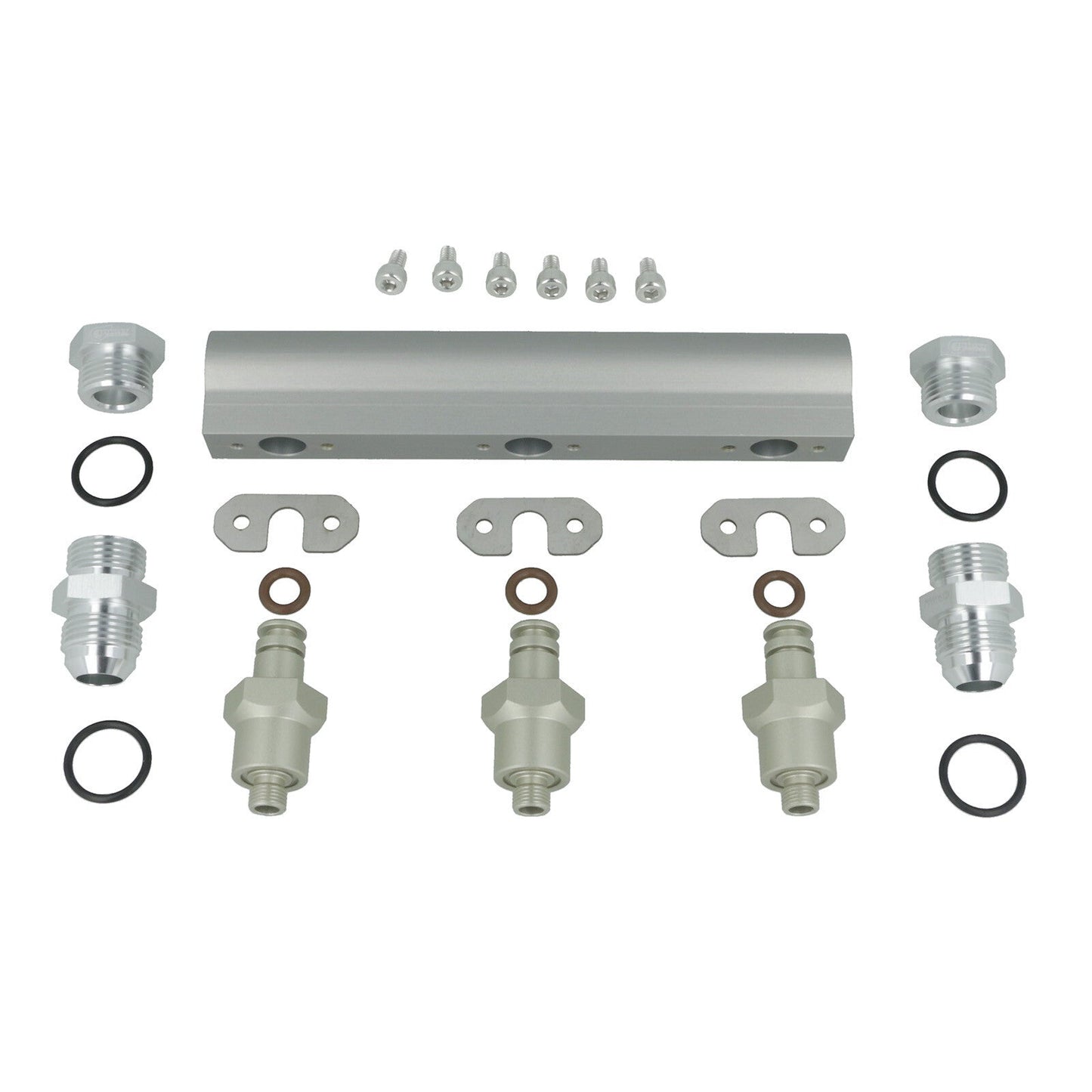 Turbozentrum 289235 fuel log 5-port collector kit for 3x WALBRO GSL392 fuel pumps