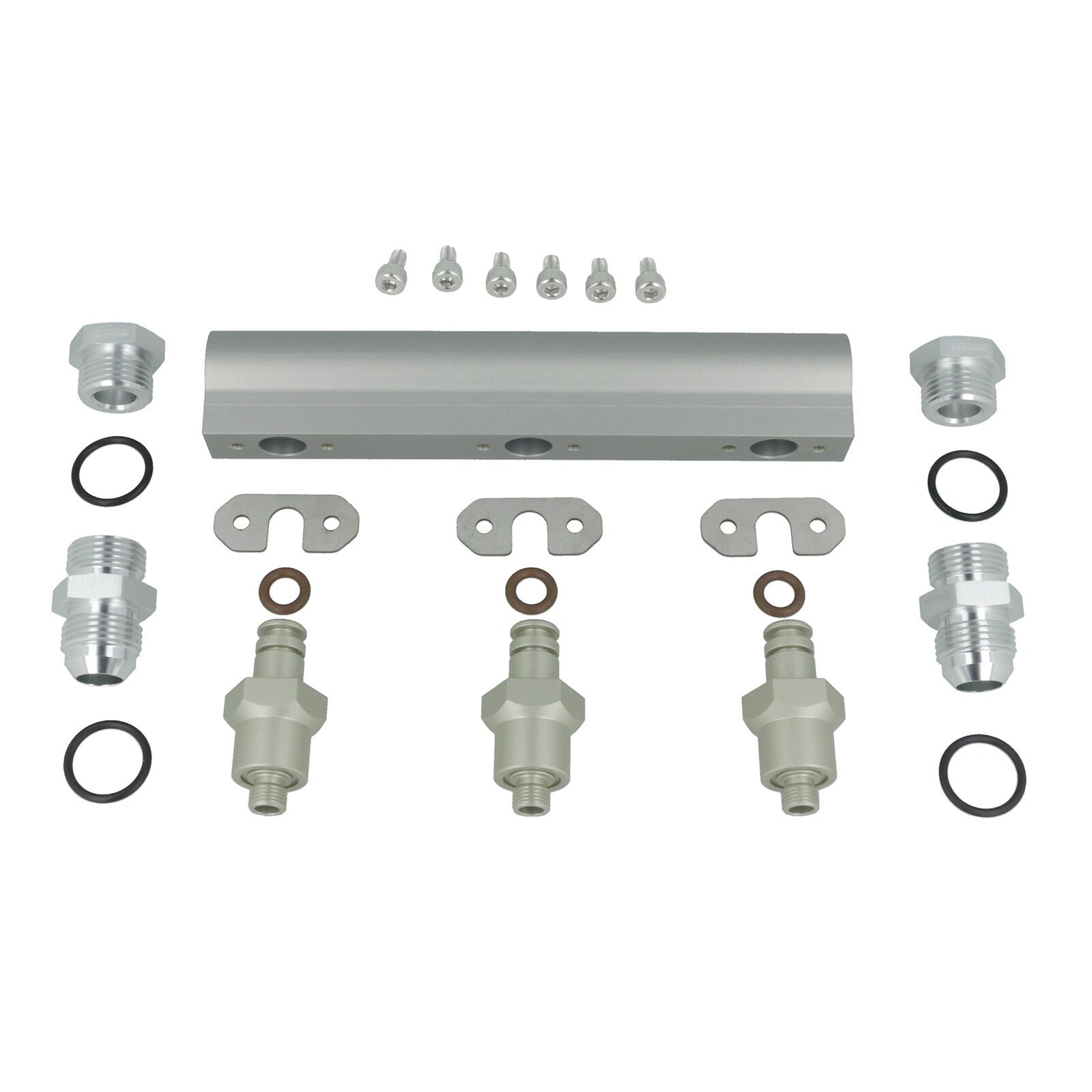 Turbozentrum 289235 fuel log 5-port collector kit for 3x WALBRO GSL392 fuel pumps