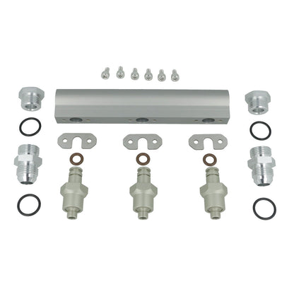 Turbozentrum 289235 fuel log 5-port collector kit for 3x WALBRO GSL392 fuel pumps