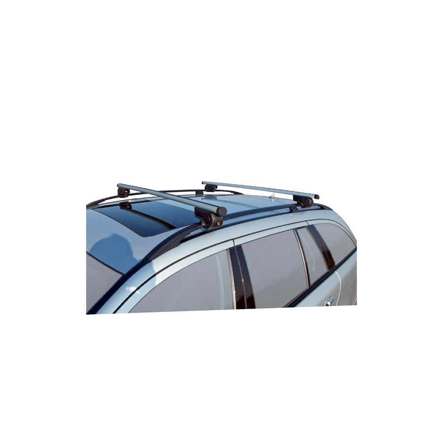 Twinny Load Tl-U01 Universal Roof Bar Set Aluminum Driver 124Cm for Cars With Open Roof Rails