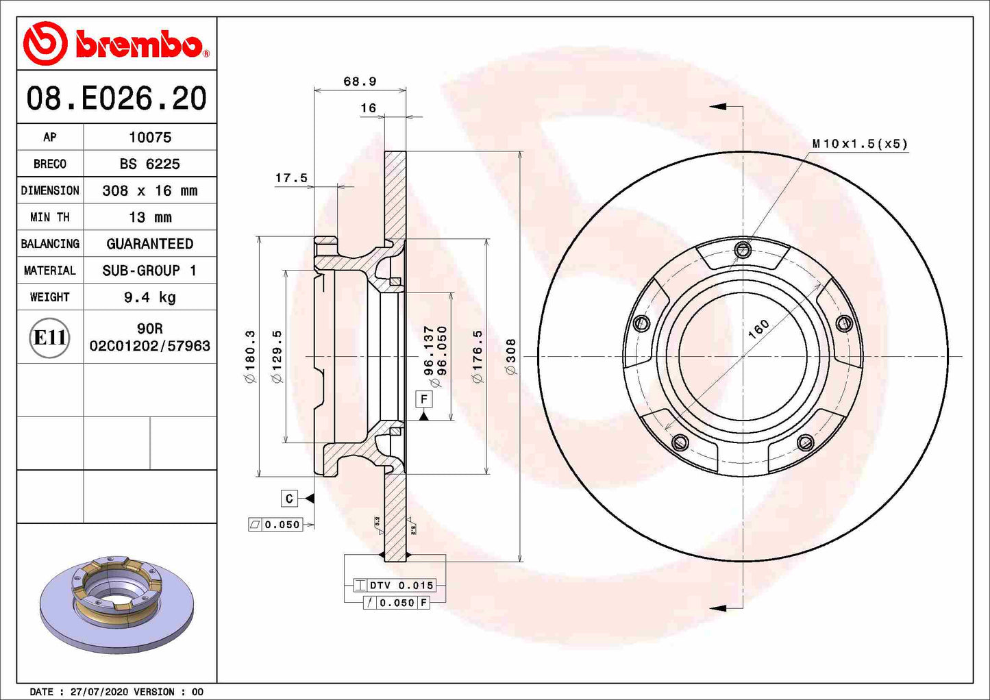 TOURMAX BCF-423 Disc Brake Caliper Repair Kit