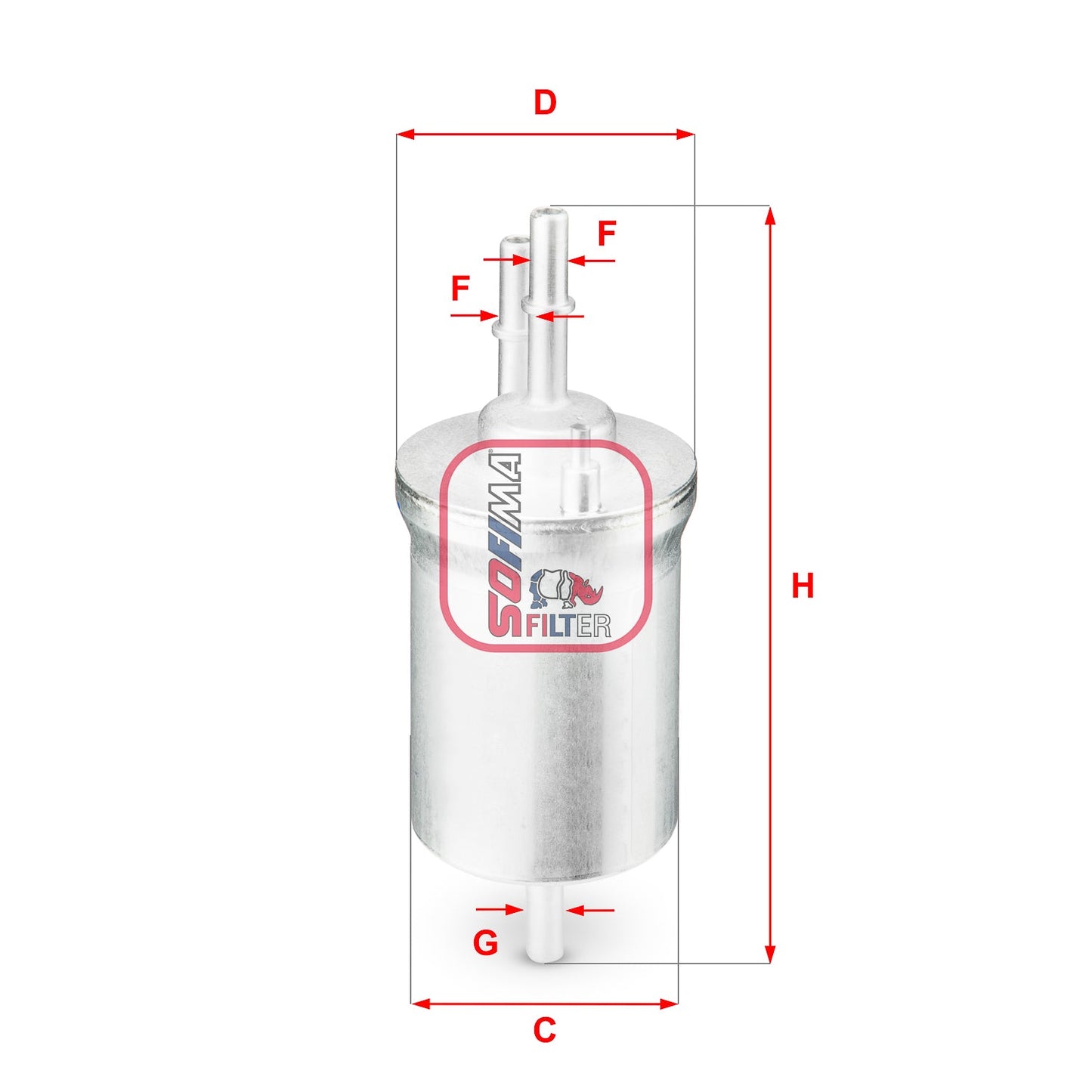 SOFIMA S1840B Fuel Filter
