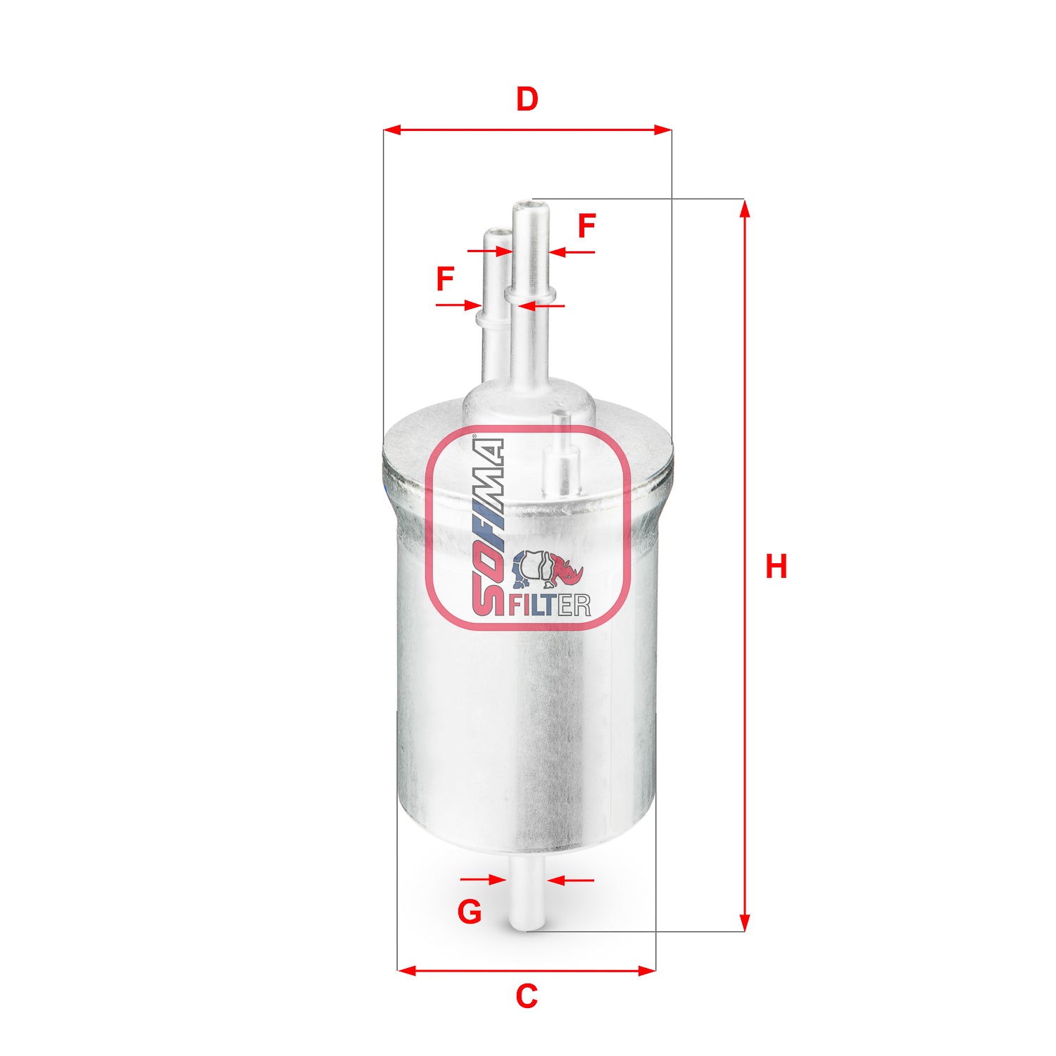 SOFIMA S1840B Fuel Filter