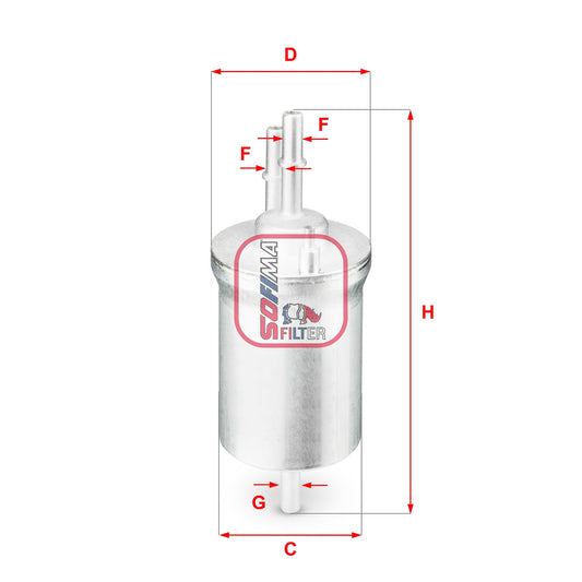 SOFIMA S1840B Fuel Filter
