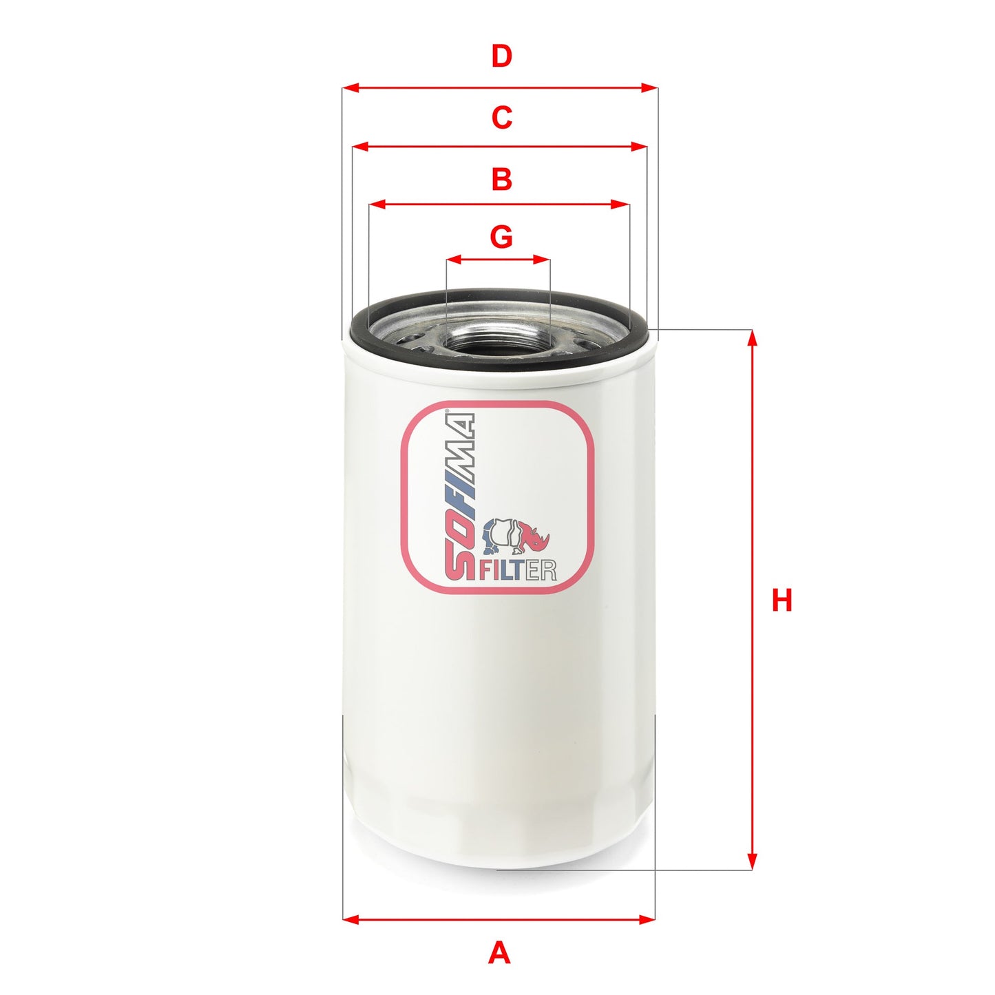 SOFIMA S8041RH Oil Filter