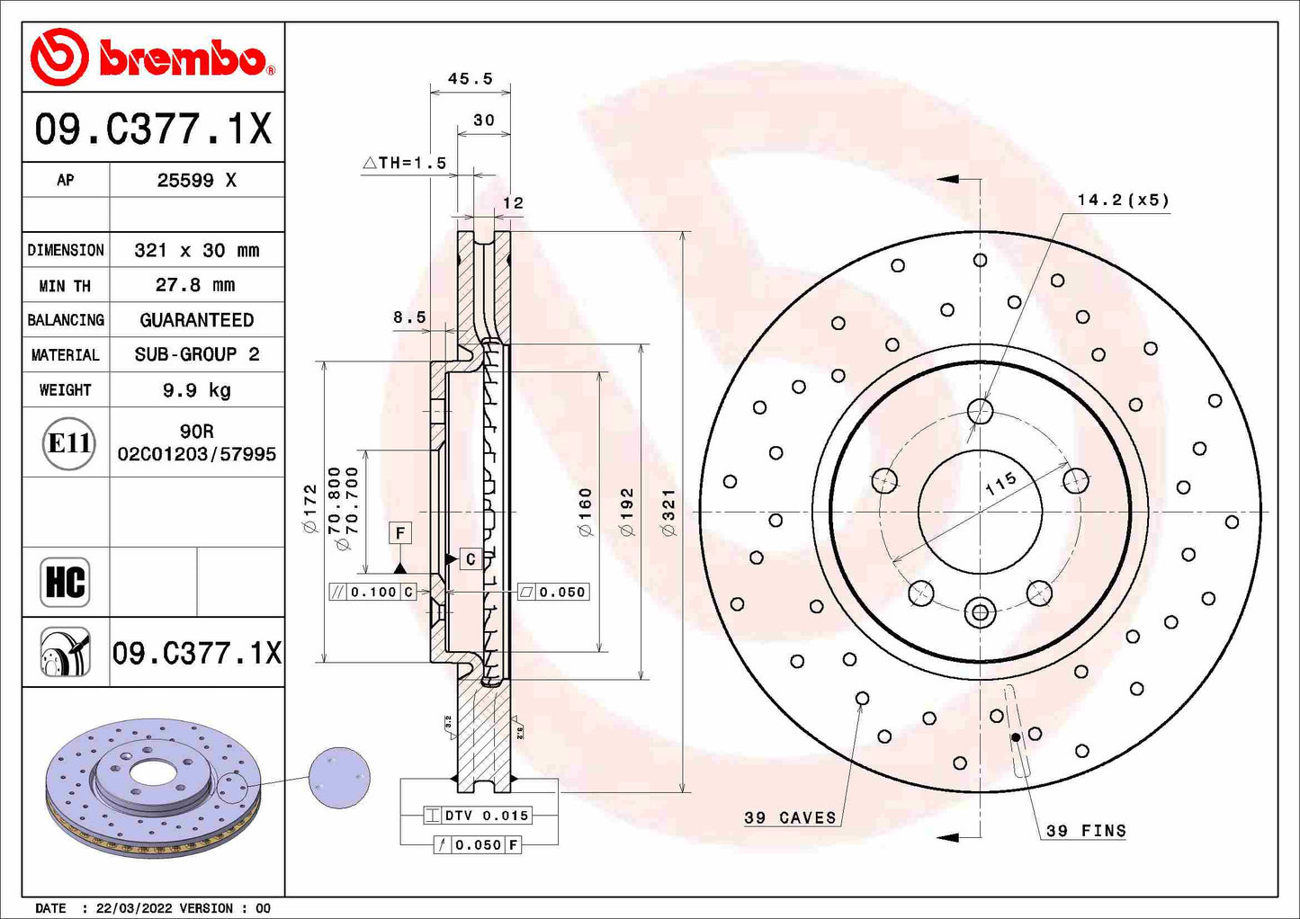 DELPHI LH7852 Brake Hose