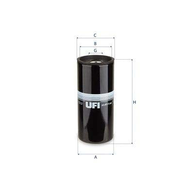 UFI 23.411.00 Oil Filter