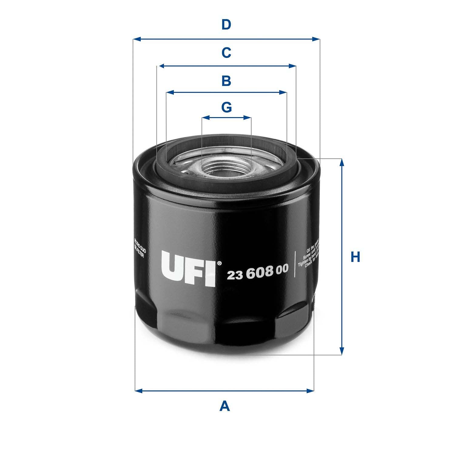 UFI 23.608.00 Oil Filter