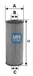 UFI 25.099.00 Oil Filter