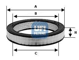 UFI 27.744.00 Air Filter