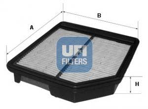 UFI 30.503.00 Air Filter For Honda Civic Viii Hatchback (Fn, Fk)