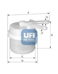 UFI 31.024.00 Fuel Filter