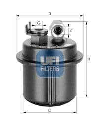 UFI 31.535.00 Fuel Filter