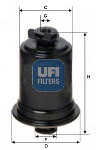UFI 31.558.00 Fuel Filter