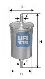 UFI 31.848.00 Fuel Filter