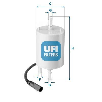 UFI 31.861.00 Fuel Filter