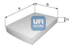 UFI 53.019.00 Pollen Filter