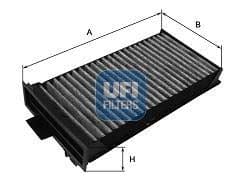 UFI 54.125.00 Pollen Filter For CitroÃ«n C5