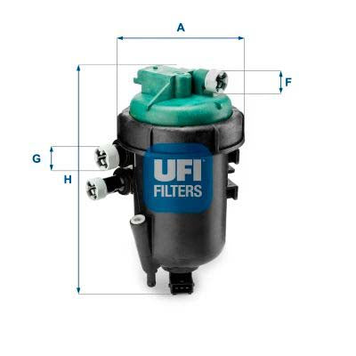 UFI 55.178.00 Fuel Filter For Fiat Doblo
