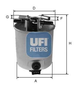 UFI 55.393.00 Fuel Filter