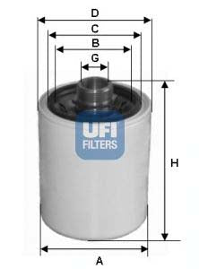 UFI 80.027.00 Hydraulic Filter, Steering System