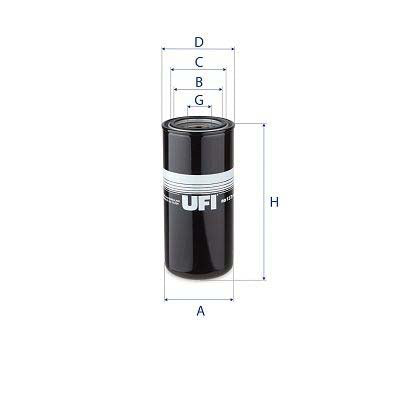 UFI 80.137.00 Filter, Operating Hydraulics