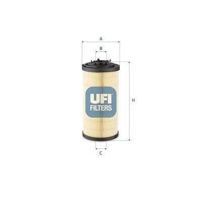 UFI 83.054.00 Filter, Operating Hydraulics