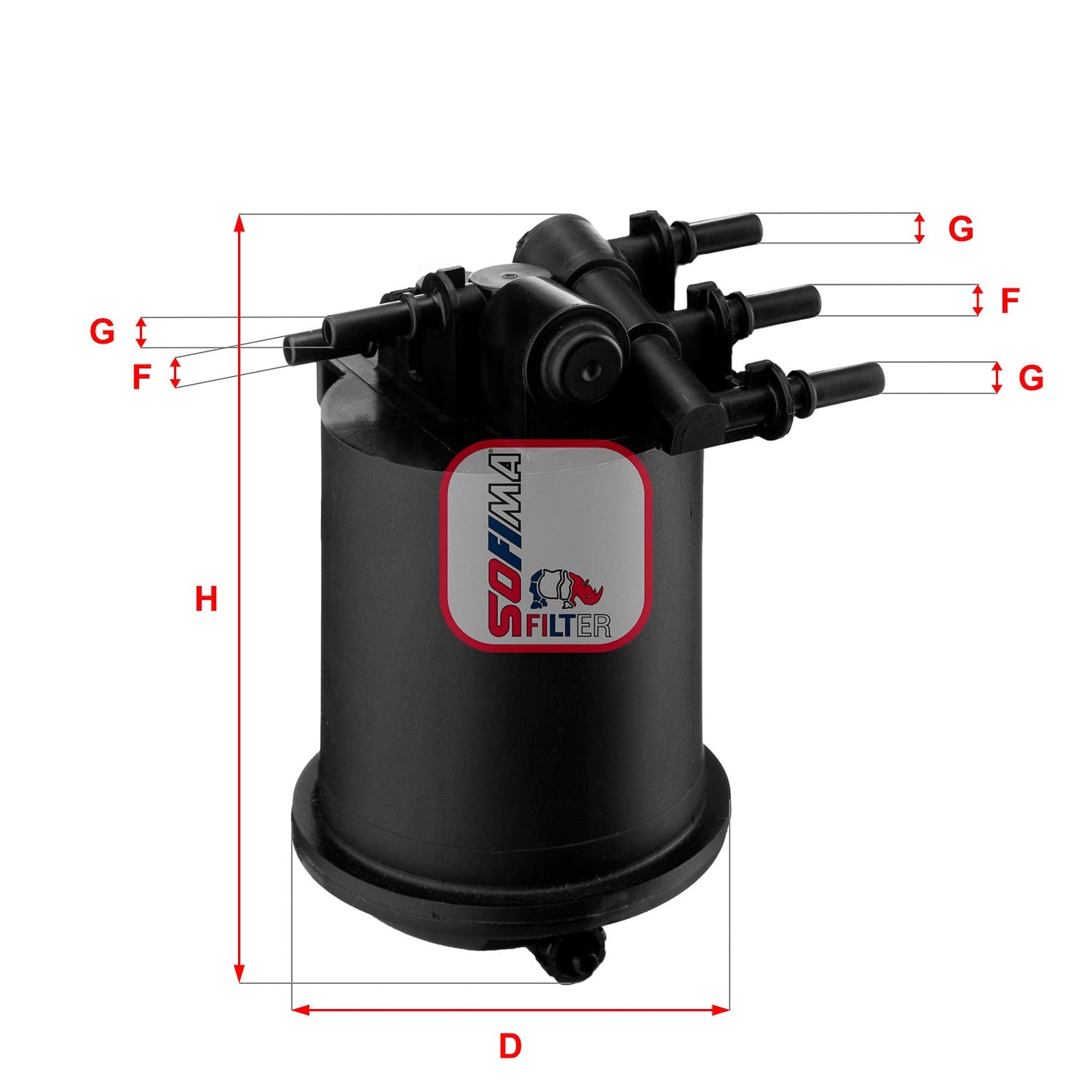 SOFIMA S4086NR Fuel Filter