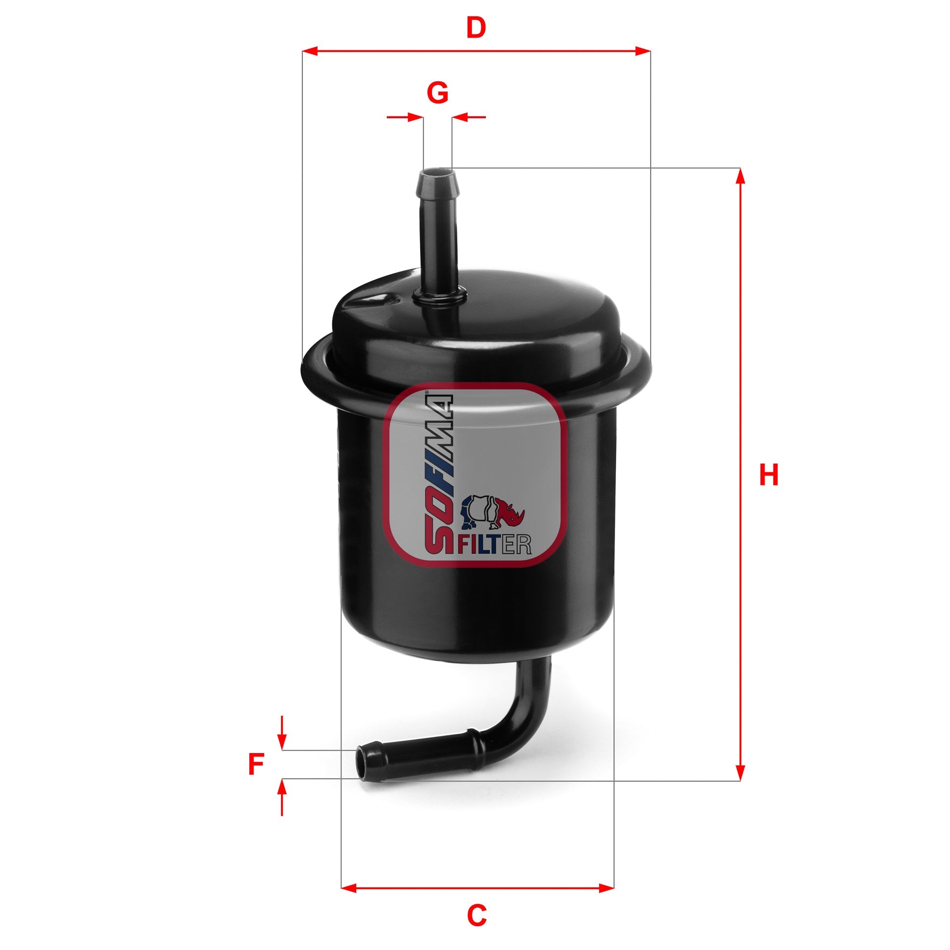 SOFIMA S1801B Fuel Filter