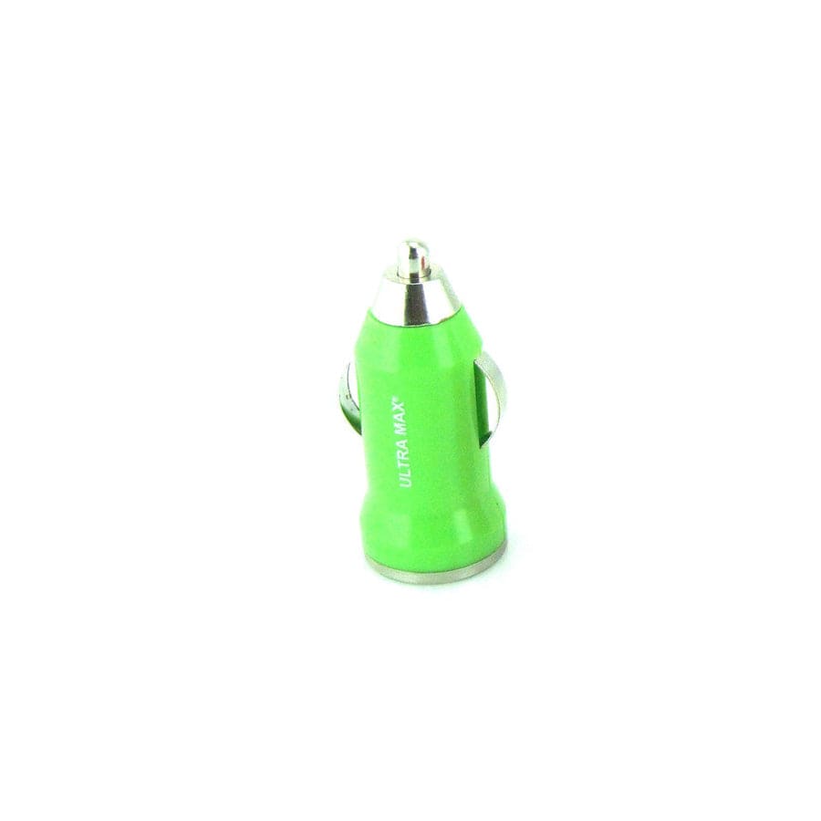 Ultramax Adaptor Car USB 1A Green (Blister of 1)