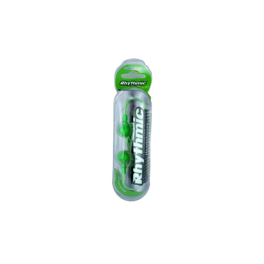 Ultramax Earphones Green (Blister of 1)