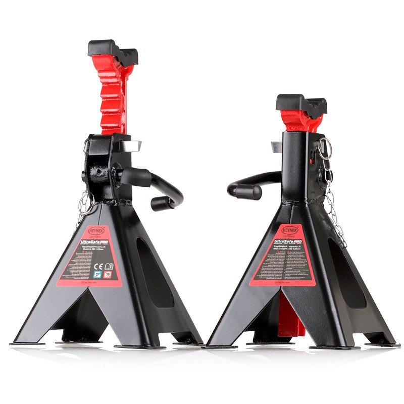 Heyner 347420 Ultra-Safe 6T Axle Jack Stand 6T 2Pcs