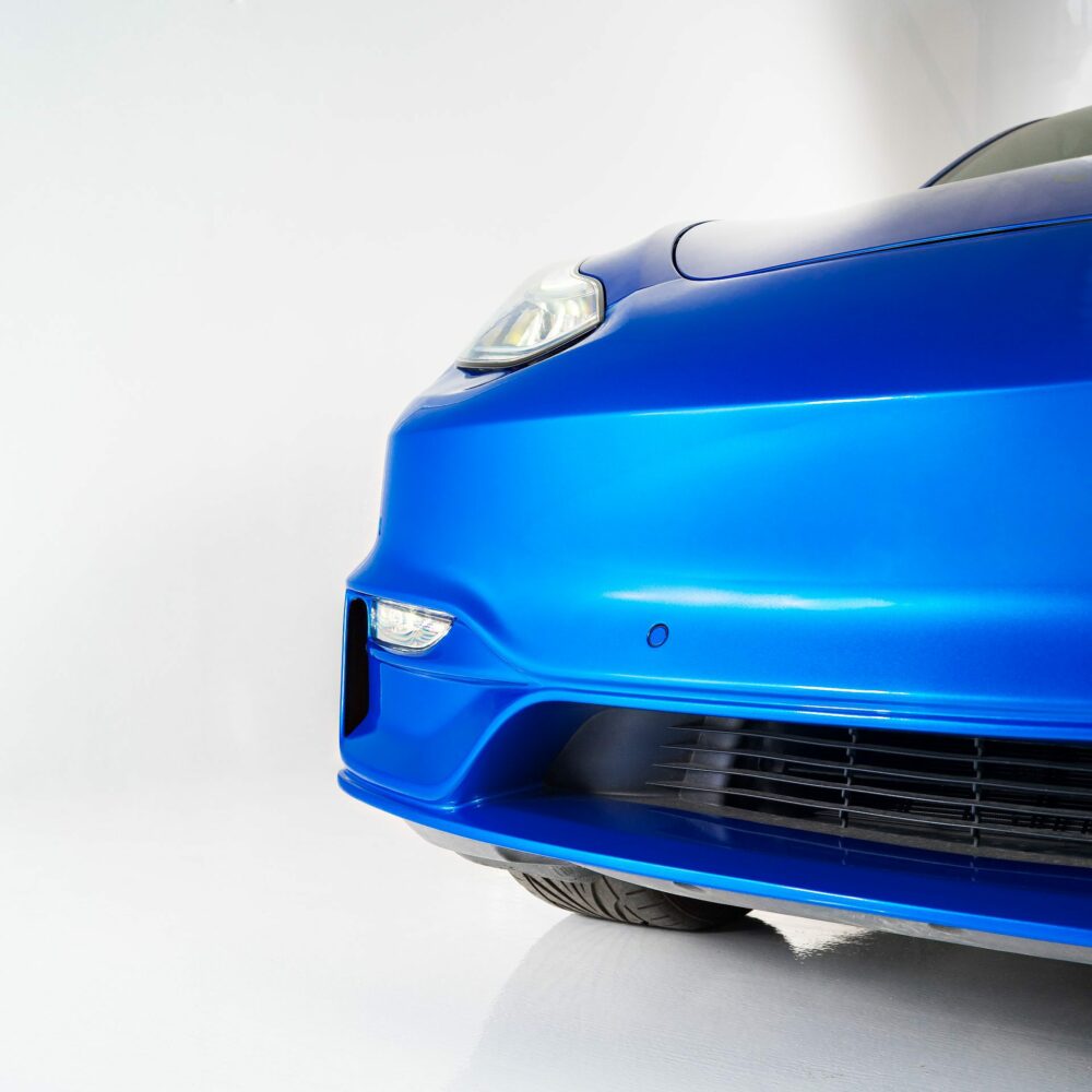 UNPLUGGED PERFORMANCE UP-MY-328-3.1 ASCENSION FRONT FASCIA SYSTEM (FRONT BUMPER), WITH SENSOR HOLES, PAINTED DEEP BLUE PPSB