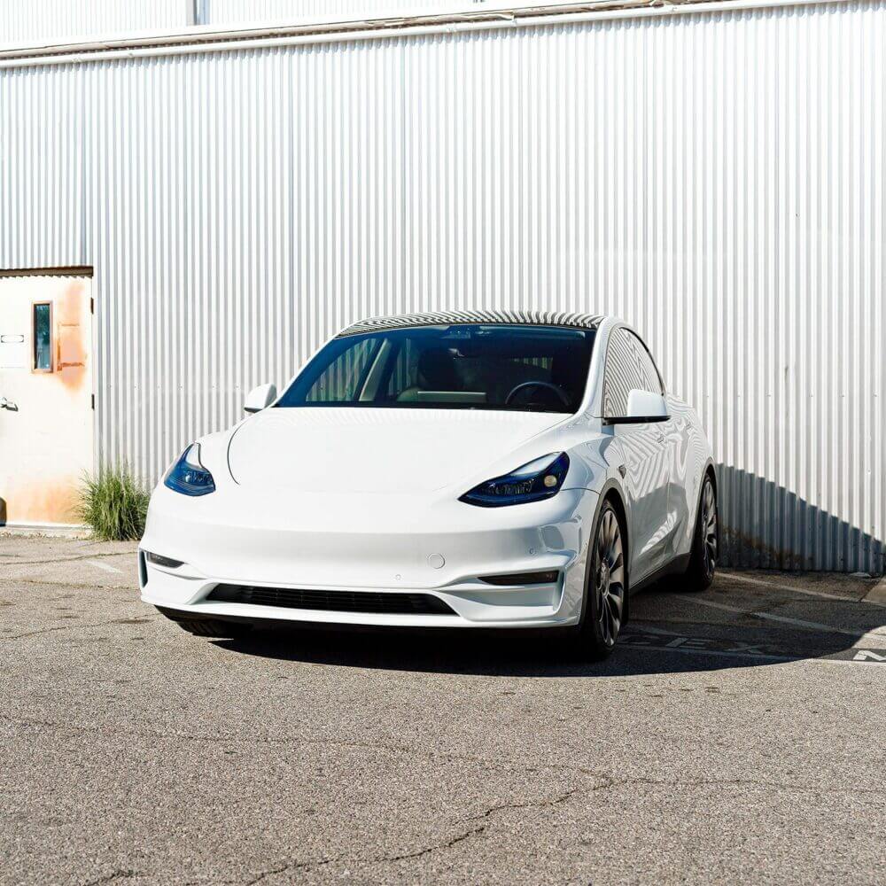 UNPLUGGED PERFORMANCE UP-MY-328-5.1 ASCENSION FRONT FASCIA SYSTEM (FRONT BUMPER), WITH SENSOR HOLES, PAINTED PEARL WHITE PPSW