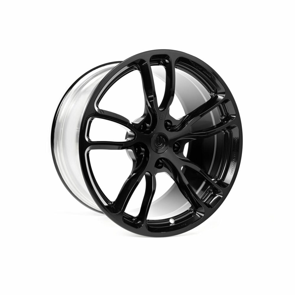 UNPLUGGED PERFORMANCE UP-UP03-1143-004 SINGLE WHEEL UP-03, FORGED, 19X9.5+35 5X114.3, GLOSS BLACK, CENTERBORE FOR TESLA MODEL 3 / MODEL Y