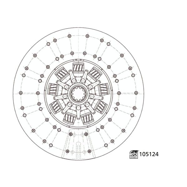 FEBI BILSTEIN FE105124 Clutch Disc