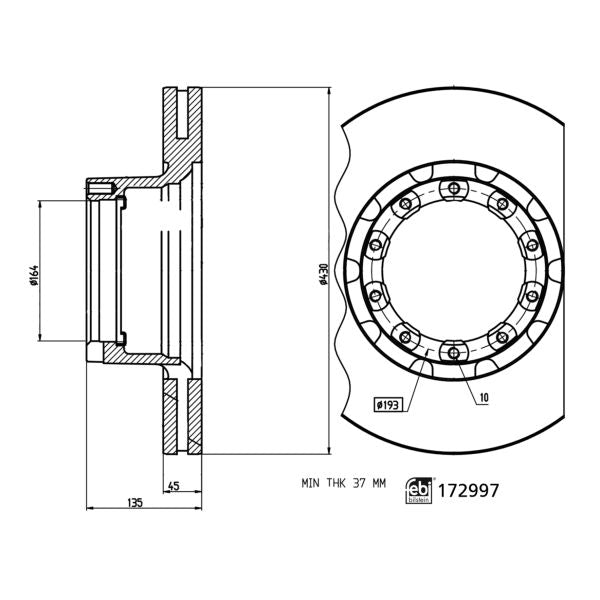 WABCO 4613159182 Service Brake Brake Valve Repair Kit