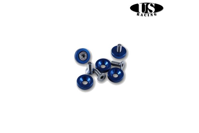 US Racing FW-620-B US-Racing Fender Washers M6x20 Blue (Universal)