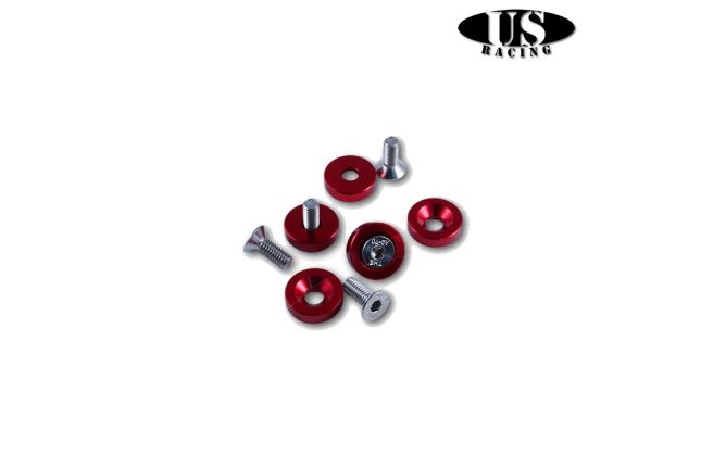 US Racing FW-620-R US-Racing Fender Washers M6x20 Red (Universal)