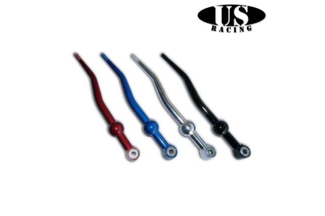 US Racing SS-CV88D-B US-Racing Double Bend Short Shifter Aluminum Blue (Civic/CRX 87-01/Del Sol/Integra)