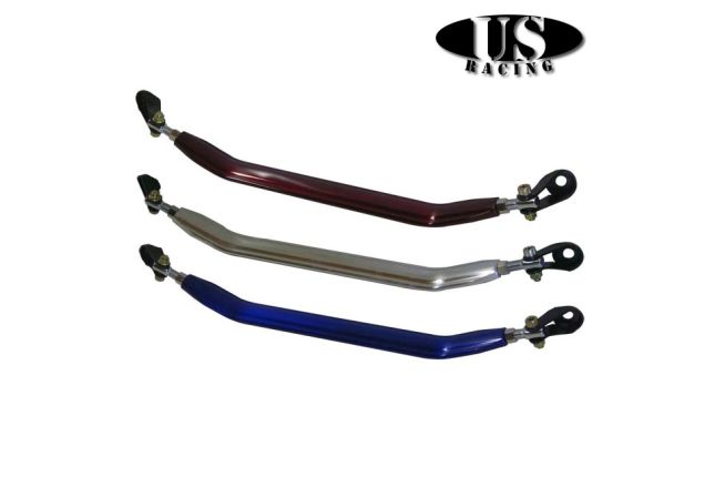 US Racing STR-CV88-FL-B-B US-Racing Strutbrace Front Lower B-Style Blue (Civic 87-01/CRX/Del Sol/Integra)