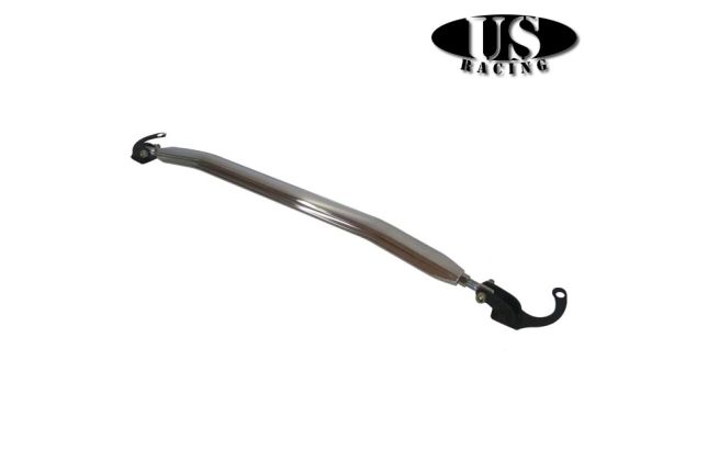 US Racing STR-CV88-FU-N-P US-Racing Strutbrace Front Upper N-Style Polished (Civic 87-01/CRX/Del Sol/Integra)