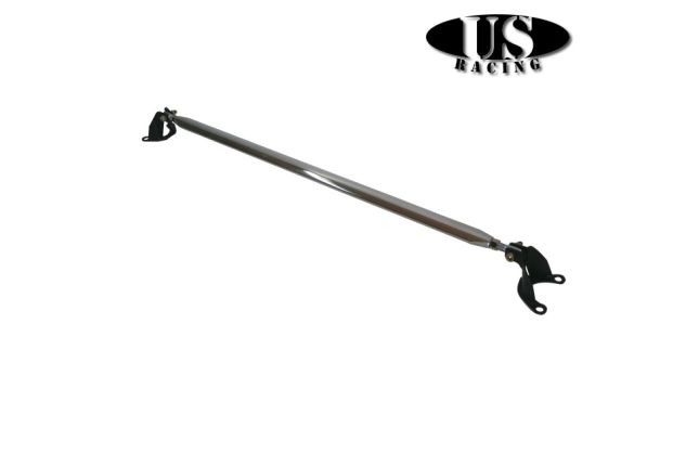 US Racing STR-CV88-RU-N-P US-Racing Strutbrace Rear Upper N-Style Polished (Civic 87-01/CRX/Del Sol/Integra)