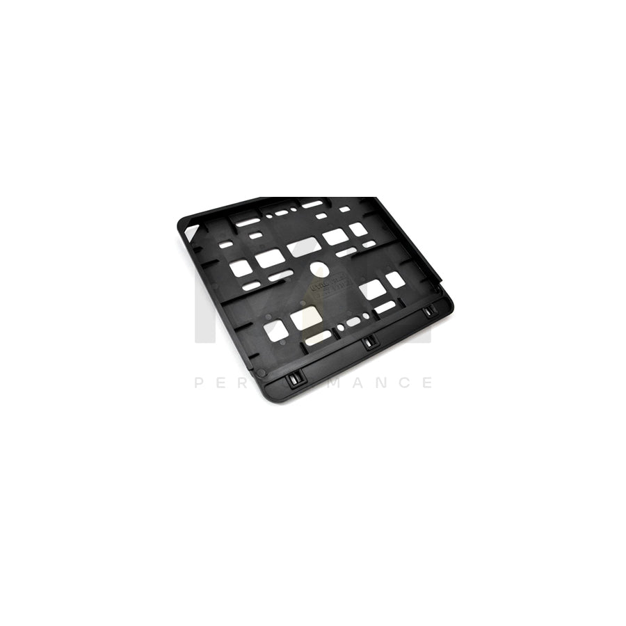 UTAL 01166 Number plate holder Black, Coated, short
