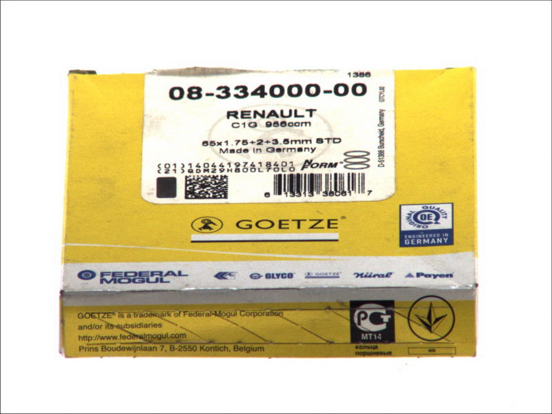 GOETZE 08-334000-00 Piston Ring Kit