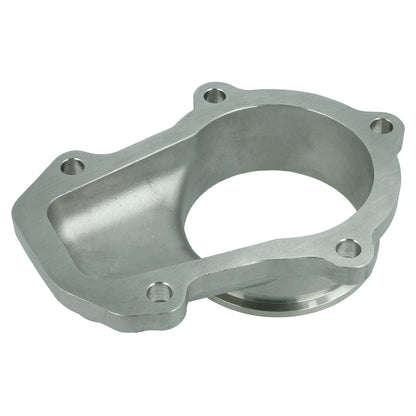 Turbozentrum 228353 V-Band downpipe flange for T3 GTX30R / GTX35R internal WG - stainless steel