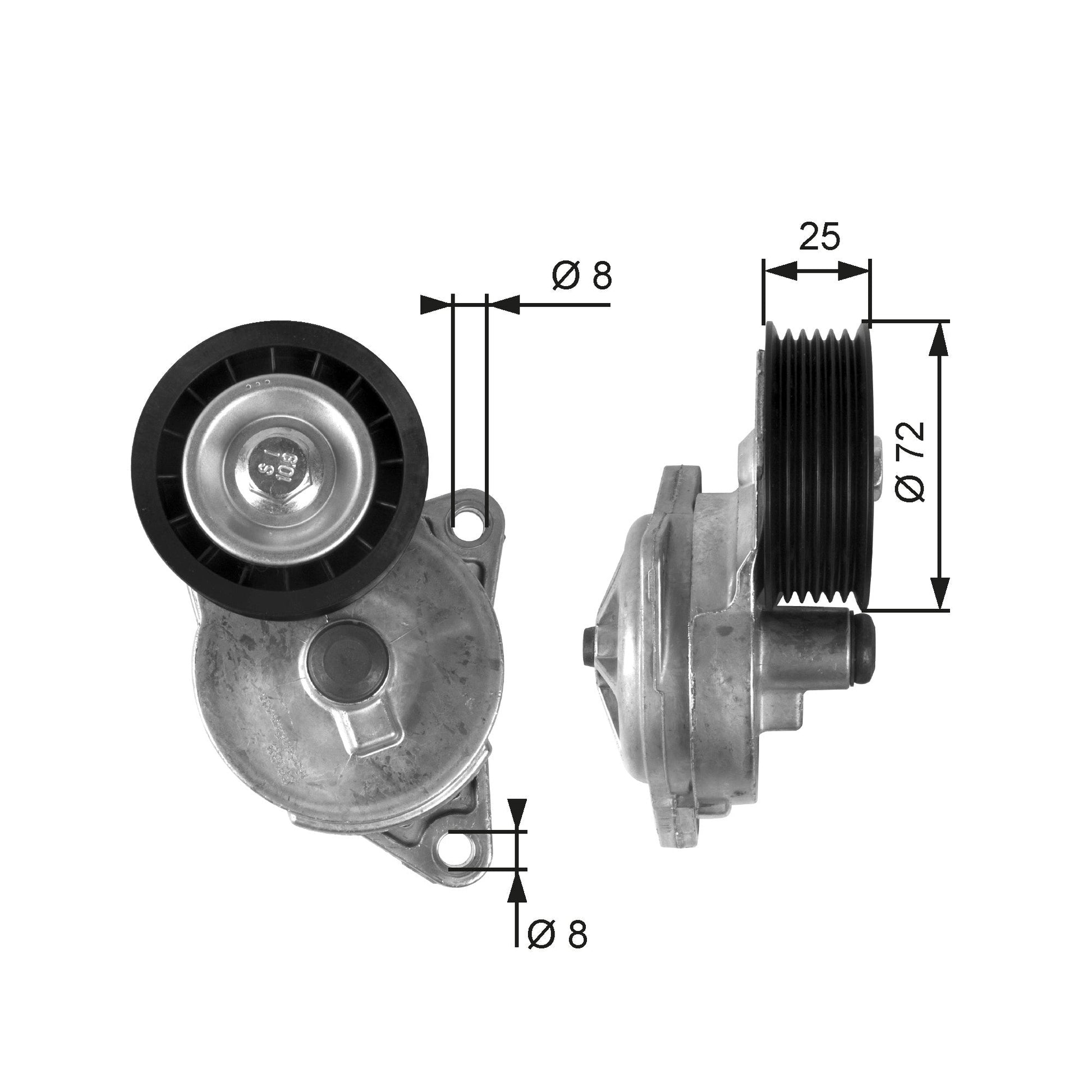 GATES GATT38188 V-Ribbed Belt Tensioner Lever