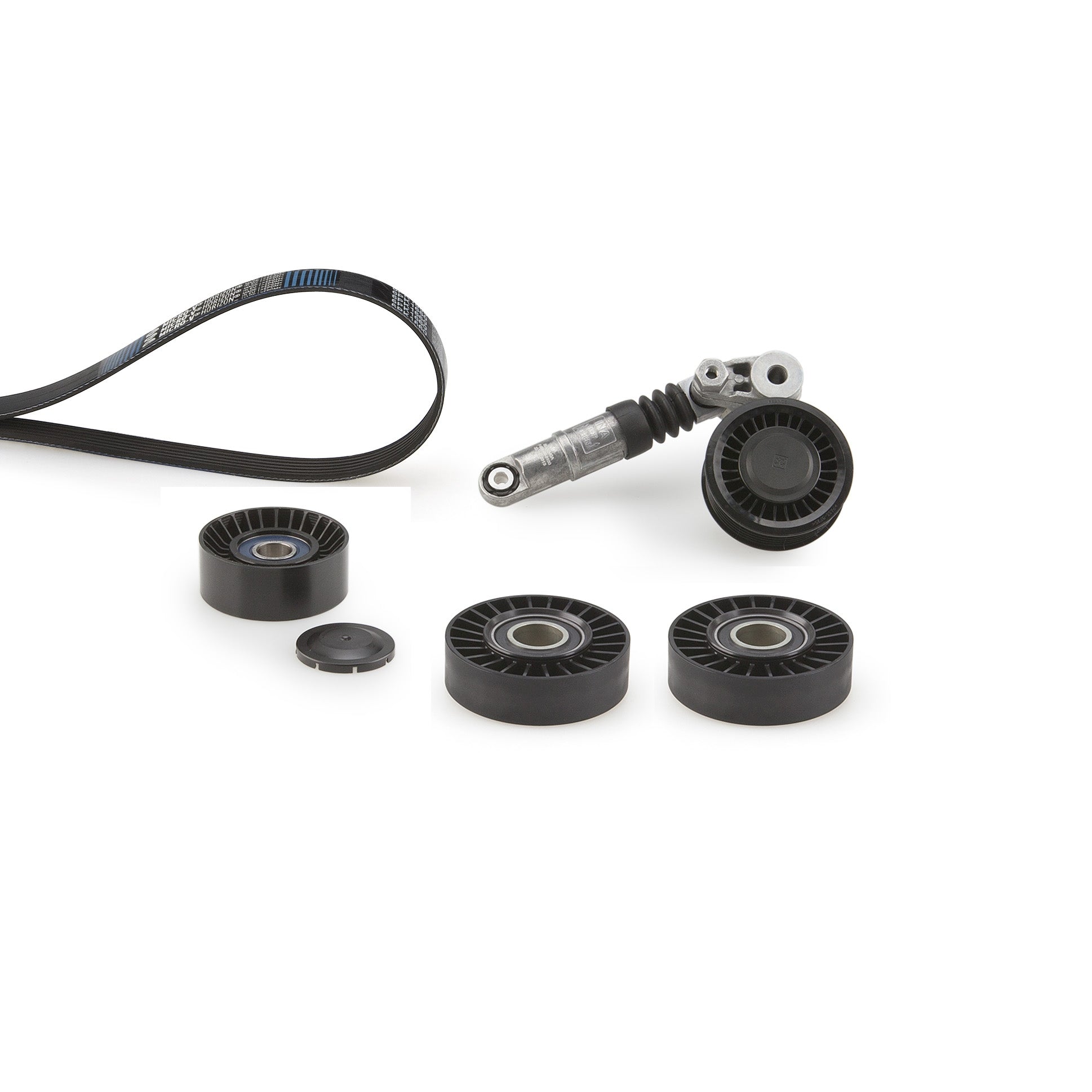 GATES GATK046PK2580XS V-Ribbed Belt Set