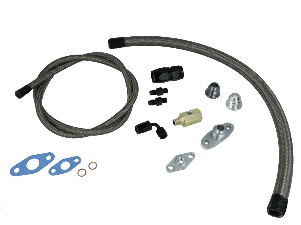 Turbozentrum 402809 VAG Oil line kit for T-Turbos (T3 / T4) and GT32