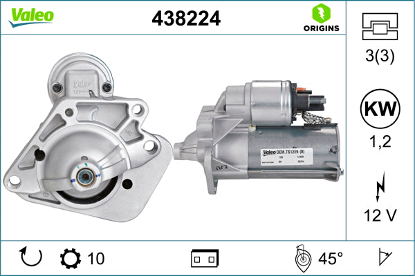 VALEO VAL438224 Starter
